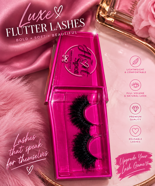 Luxe Flutter – Dramatic 3D Fluffy Mink Effect Lashes
