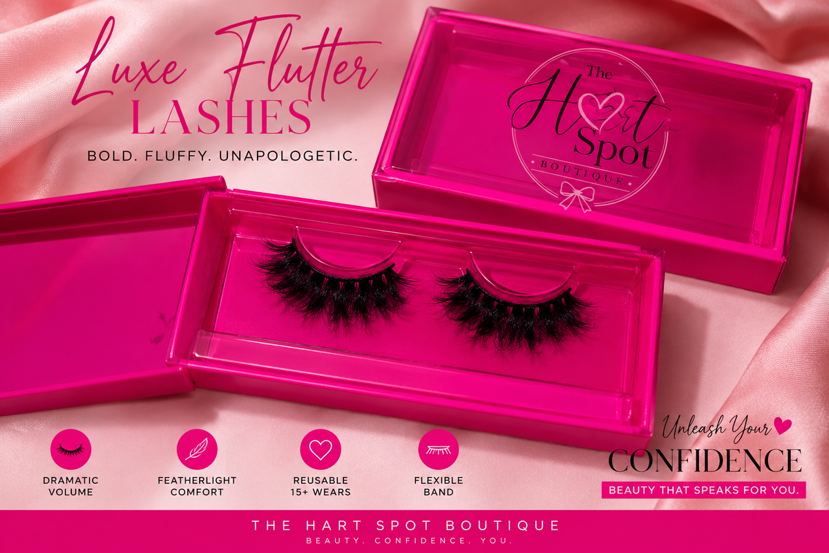 Luxe Flutter – Dramatic 3D Fluffy Mink Effect Lashes